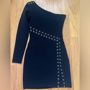 Parker One Sleeve Corset Dress